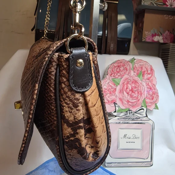 💥LOW START Coach Mini Ruby Python Crossbody - Picture 3 of 10